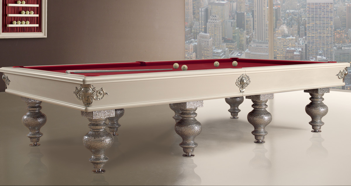 Tavolo biliardo tradizionale Bisanzio dal carattere elegante