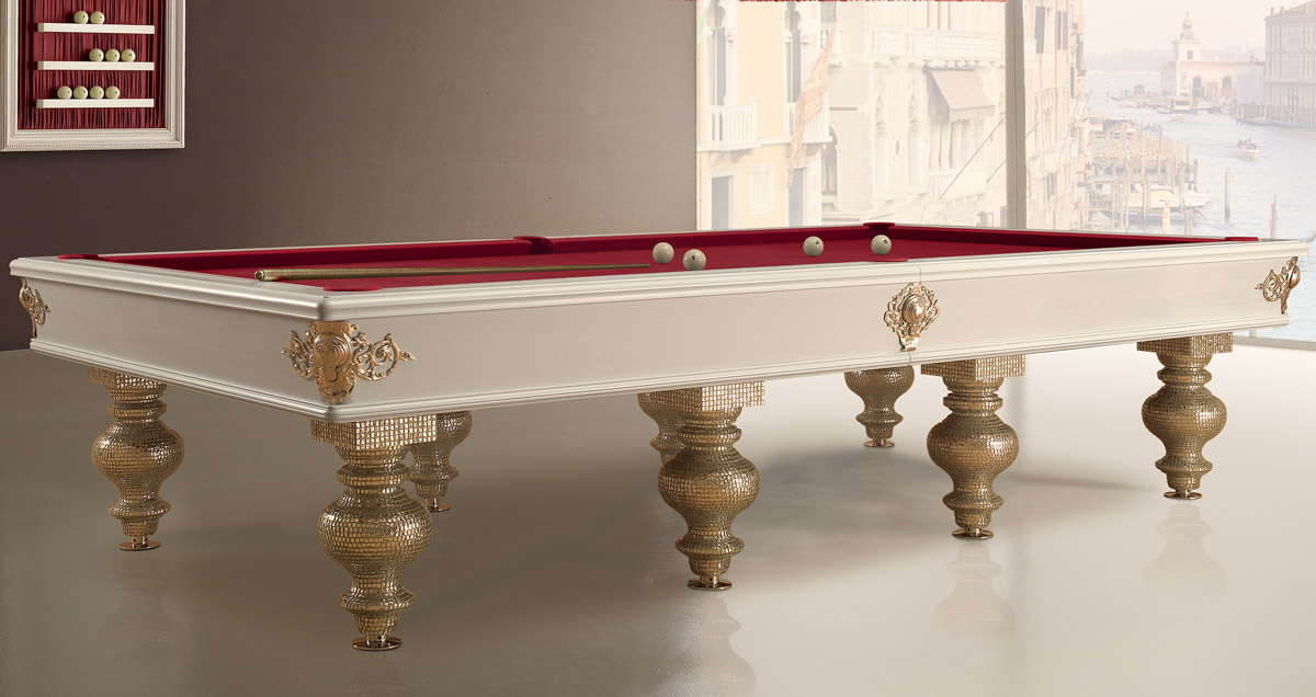 Tavolo biliardo tradizionale Bisanzio dal carattere elegante